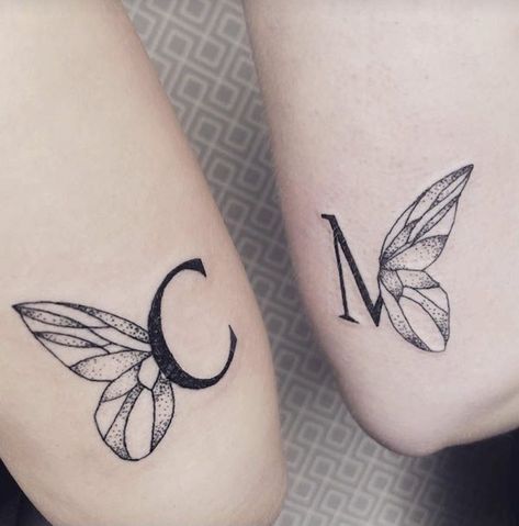 Sister Tattoos For 4 Meaningful, Creative Sister Tattoos, Black And White Sister Tattoos, Tattoo Ideas Female For Sisters, Sister By Choice Tattoo, Tattoo Idea For Sisters, Sister Tattoos For 5 Sisters, Meaningful Bestie Tattoos, Twin Tattoo Ideas Sisters