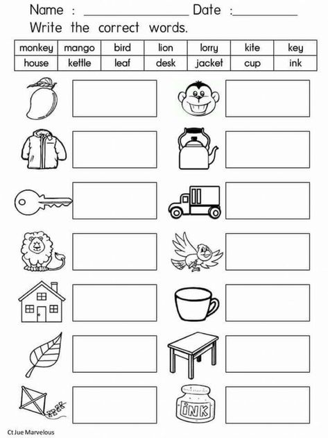 Basic English For Kids, Reading Foundational Skills, Kids Worksheet, English Grammar For Kids, Cvc Words Kindergarten, English Worksheets For Kindergarten, Grammar For Kids, Kindergarten Reading Worksheets, English Activities For Kids