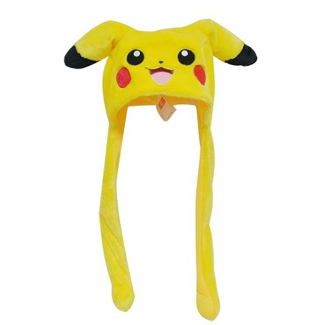 Pokemon kawaii Plush Hat Moving Rabbit Ear Hat Stuffed Party Decor Dance Cap Unicorn Plush Toy Rabbit Ear Hat, Gay Halloween Costumes, Pikachu Hat, Pokemon Hat, Pillow Chair, Plush Hat, Pikachu Plush, Gaming Room Setup, Kawaii Plush