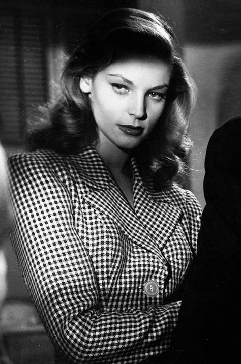 Lauren Bacall lit in classic noir style. متحف فني, Bogie And Bacall, Bogart And Bacall, George Hurrell, I Love Cinema, Classic Movie Stars, Lauren Bacall, Humphrey Bogart, Rita Hayworth