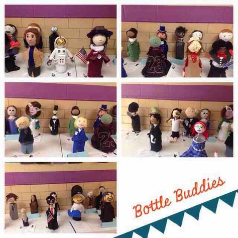 Create. Cook. Teach.: Bottle Buddies American Hero 5th Grade Biography Third Grade Literacy, Bottle Buddy, Biography Projects, 3rd Grade Social Studies, Write An Essay, Teaching 5th Grade, 5th Grade Social Studies, Writing School, Homeschool History