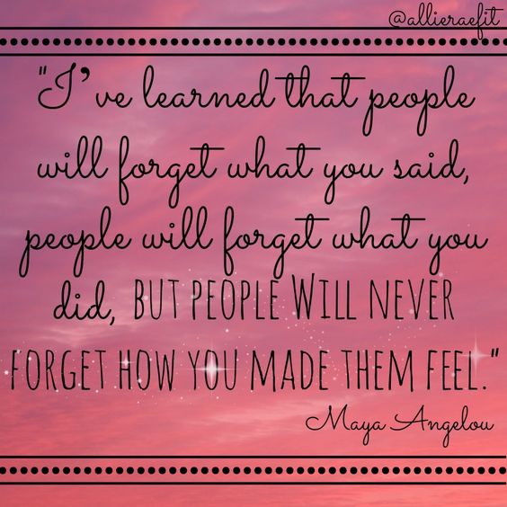 Your actions are so much more than just little things. There is NOTHING more important than how we treat each other. That is what people remember. How do you want to be remembered?