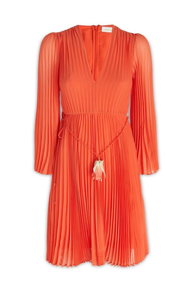 DRESS Gender: Women Color: RED Australian Swimwear, Boho Chic Design, Tom Ford Handbags, Zimmermann Dress, Red Fits, Golden Goose Deluxe Brand, Full Look, Yoga Wear, Tory Burch Shoes