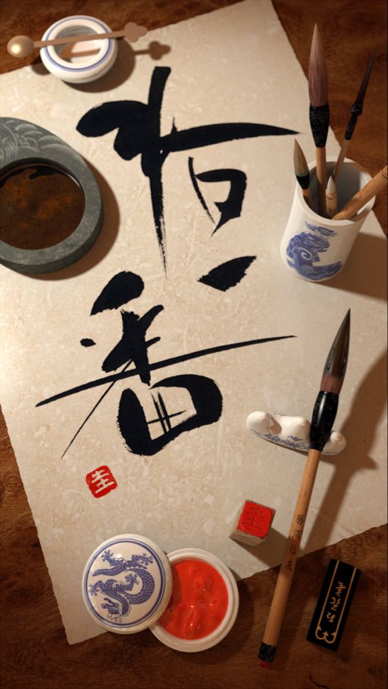 Shodo – ETÉREA Kaligrafi China, Turning Japanese, Learn Calligraphy, Japanese Calligraphy, Japan Culture, Japanese Characters, Chinese Calligraphy, Japanese Aesthetic, Maneki Neko