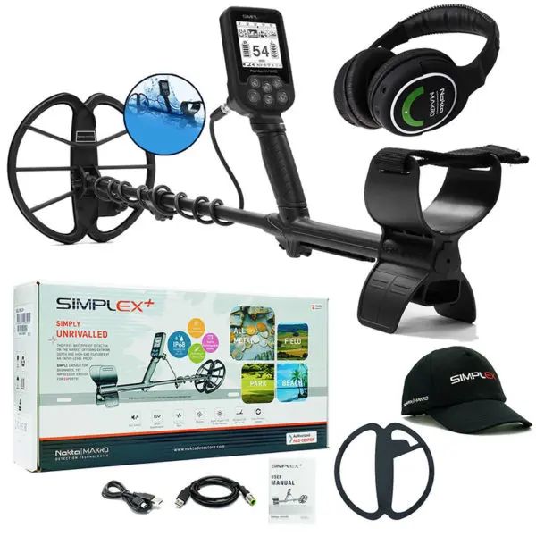 an assortment of gadgets and accessories including a camera, headphones, cap