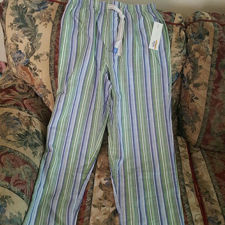 Perry Ellis Comfortable Blue Spring Pants, Comfortable Blue Pants For Spring, Comfortable Blue Cotton Pants, Flannel Pajama Bottoms, Pocket Sweatpants, Tan Pants, Lightweight Pants, Drawstring Jogger, Flannel Pajamas