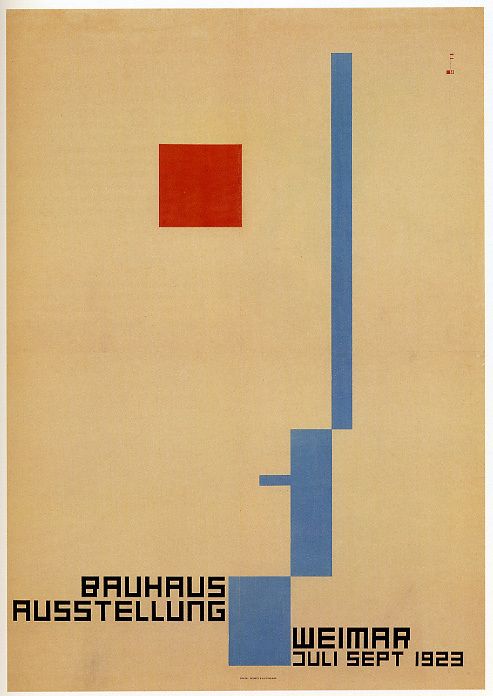 an old poster with blue and red lines on it's side, in the style of bauhna ausselung