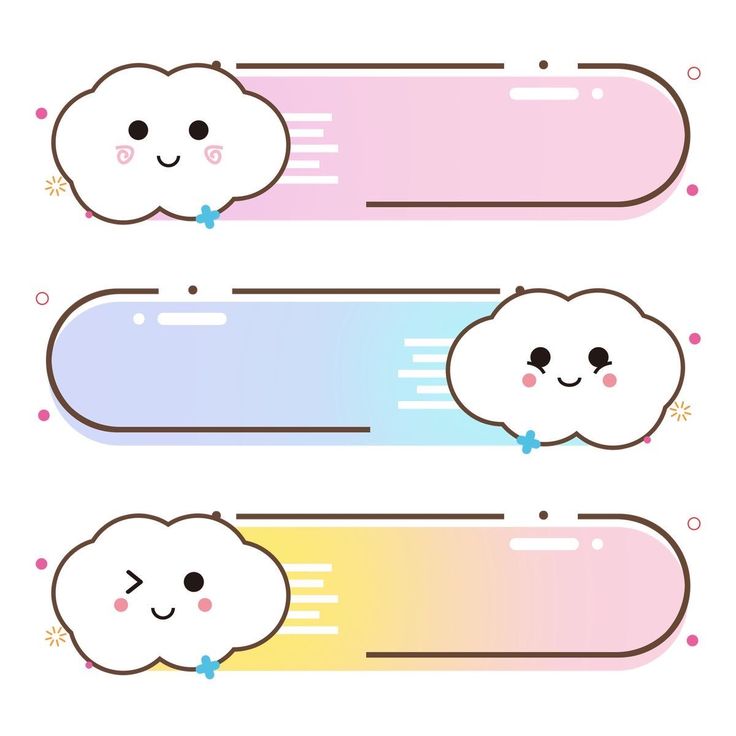 three clouds with different expressions on them, cartoon, character png and psd