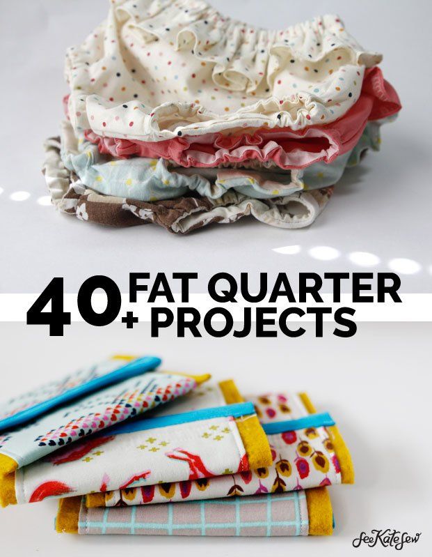 Fat Quarter Sewing Projects, Tips Menjahit, Fat Quarter Projects, Sew Projects, Sewing Machine Projects, Costura Diy, Beginner Sewing, Beginner Sewing Projects Easy, Scrap Fabric