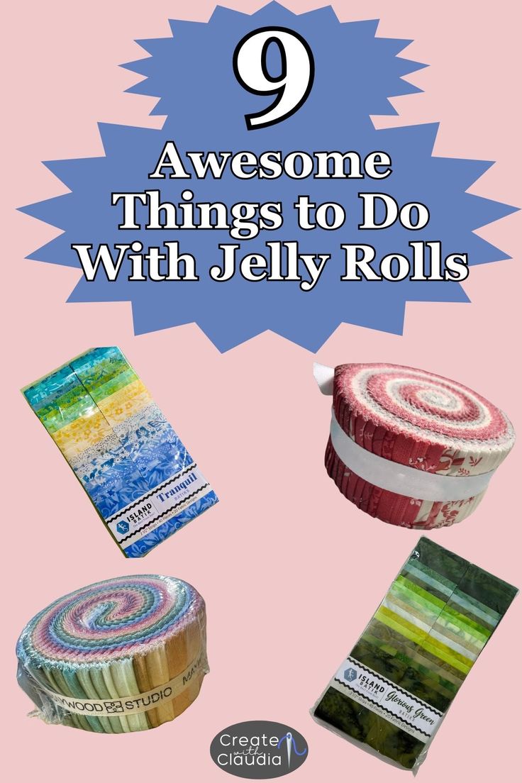 there are many different things to do with jelly rolls