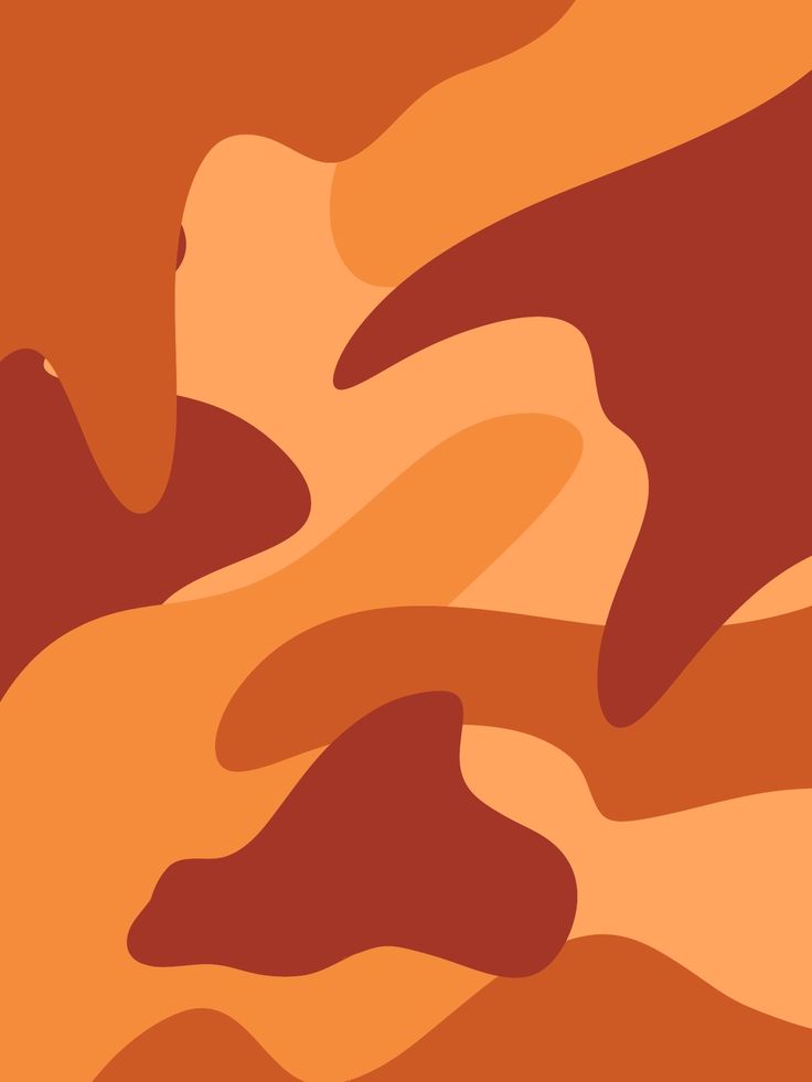 an orange and brown camouflage background