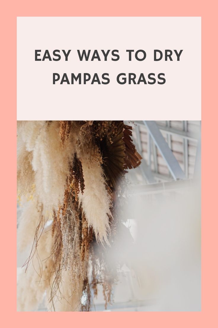 Easy ways to dry pampas grass display. How To Dry Pampas Grass Plumes, Pampas Grass Diy, Dry Pampas, Popular Home Decor, Scandi Nursery, Dry Erase Wall, Pink Living Room, Innovative Ideas, Floor Vase