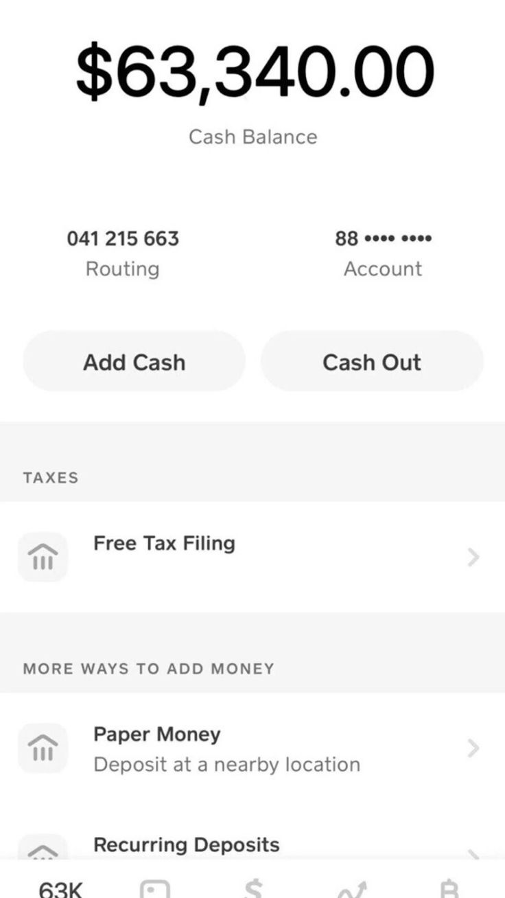 an iphone screen showing the balance and cash for each bank account, including $ 633, 3400