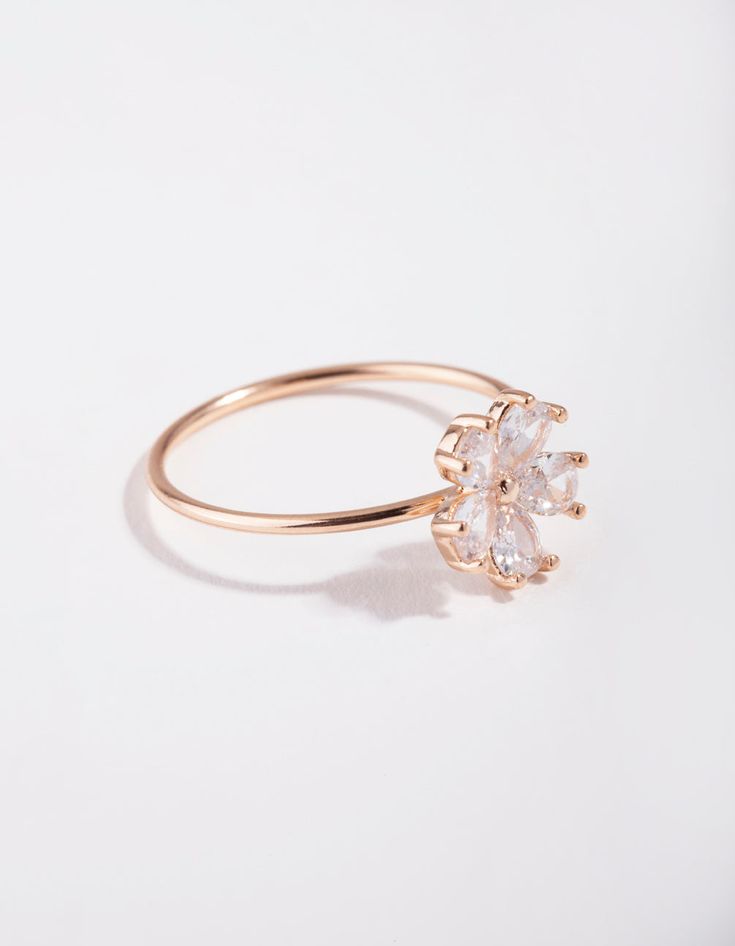 Lovisa Rose Gold Cubic Zirconia Daisy Ring Lovisa Jewellery, Xoxo Jewelry, Preppy Jewelry, Nails Jewelry, Pretty Jewelry Necklaces, Fashion Jewellery Online, Daisy Design, Daisy Ring, Bold Earrings