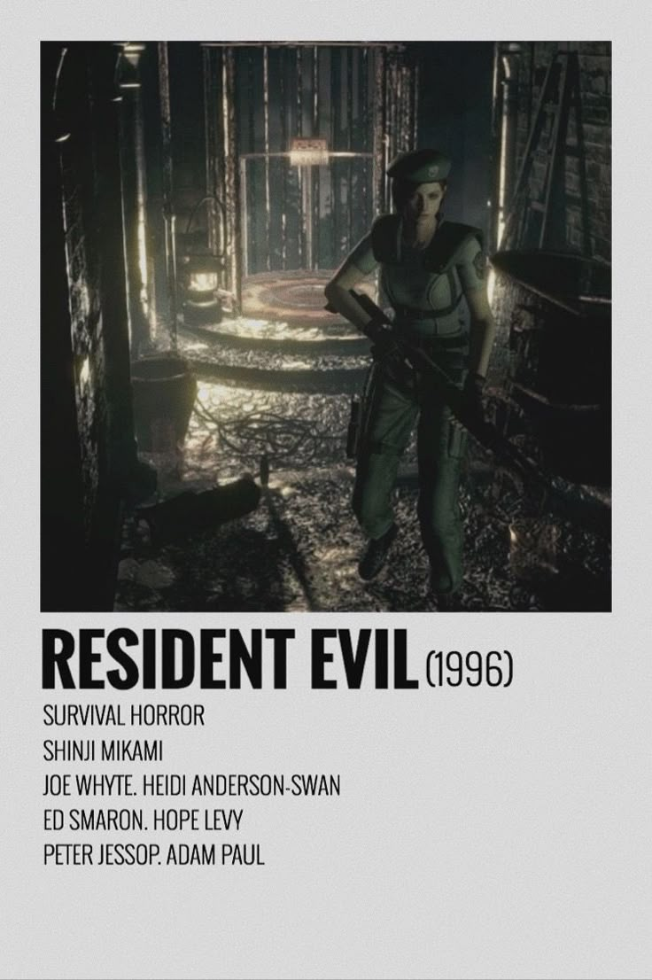 an advertisement for the resident evil game