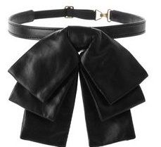 Neck Bow, Bow Collar, Leather Bow, Leather Bows, Leather Collar, Black Bow, Leather Necklace, Black Silk, Leather Accessories