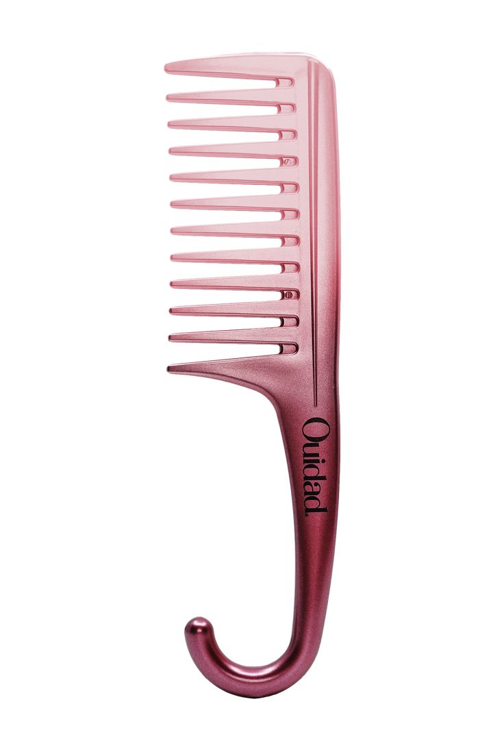 Wide-Tooth Shower Comb view 1 Long Curly Hairstyles, Curl Types, Loose Tooth, Tooth Design, Oil Pulling, Wide Tooth Comb, Types Of Curls, Hair Detangler, Curly Hair Care