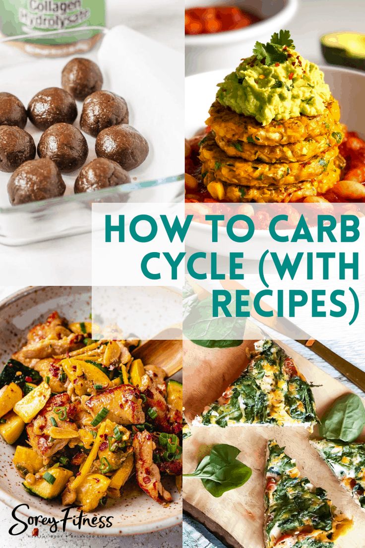 Is carb cycling just a trend or a great way to lose weight in the long term? We dive into some basics of how to carb cycle, how to create your own carb cycling program, and recipes for carb cycling as well! | SoreyFitness.com #carbcycling #weightloss #nutrition #dieting Vshred Endomorph Recipes, High Carb Foods For Carb Cycling, Carb Cycle Meal Plan, Carb Cycling Meal Prep For Women, Low Carb Cycling Meal Plan, Meal Prep Carb Cycling, Carb Cycling Meal Plan For Men, Zig Zag Calorie Cycling, Carb Cycling Meal Prep