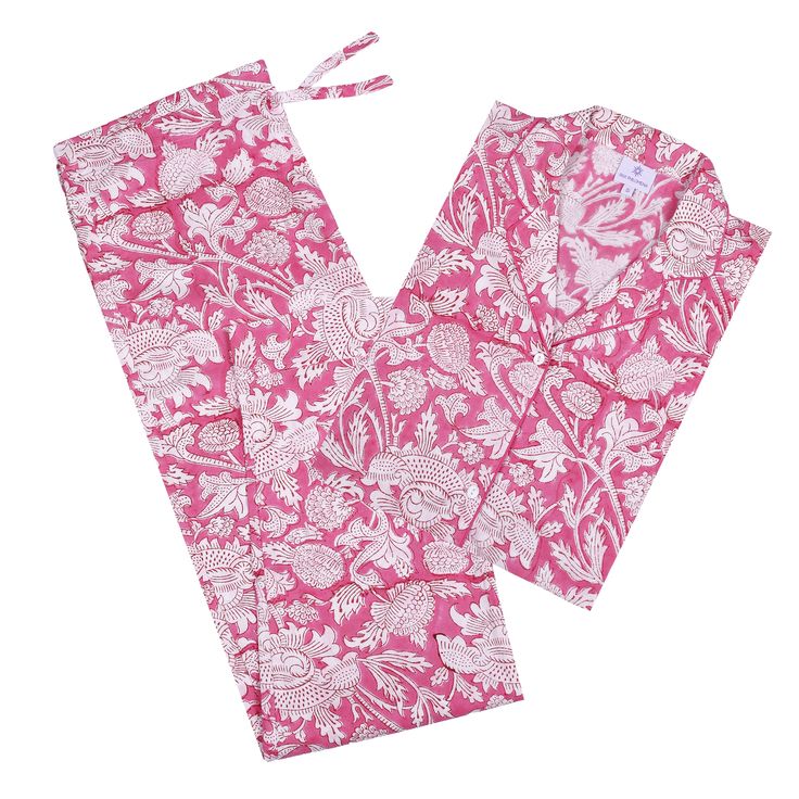 Laura Floral Rose Pajamas Long Sleeve BUY ONE GET ONE 50% OFF Missionaries Of Charity, Long Sleeve Pajamas, Floral Pajamas, Novelty Fabric, Indian Block Print, Silk Maxi Dress, Create Outfits, Long Sleeve Pyjamas, Buy One Get One