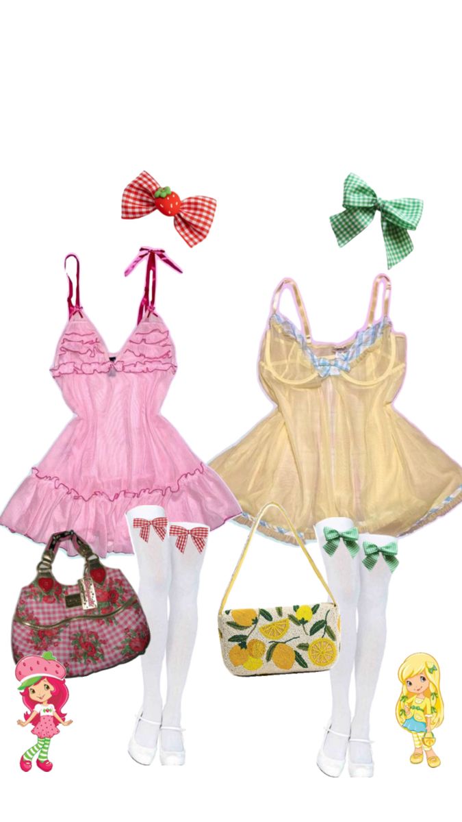 Strawberry Shortcake Lemon, Halloween Fashion Outfits, Fun Halloween Outfits, Strawberry Shortcake Costume, Spirit Week Outfits, Cute Group Halloween Costumes, Pretty Costume, Matching Halloween Costumes, Hot Halloween Outfits