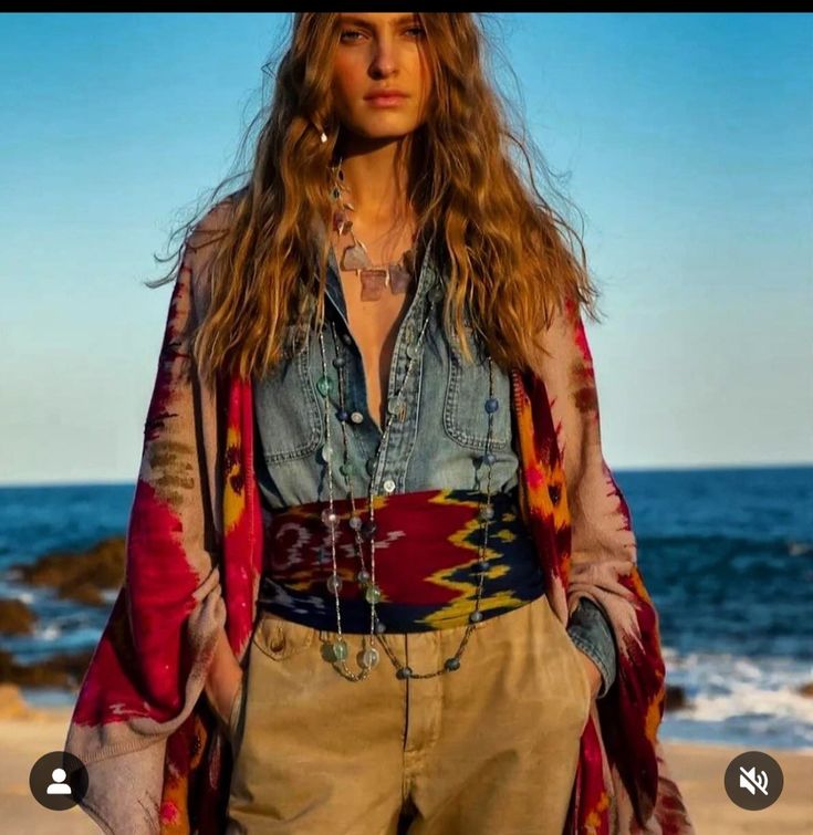 Look Boho Chic, Mode Hippie, Tailored Clothes, Looks Country, Ralph Lauren Style, Retro Mode, Ralph Lauren Collection, Denim And Supply, Hippie Chic