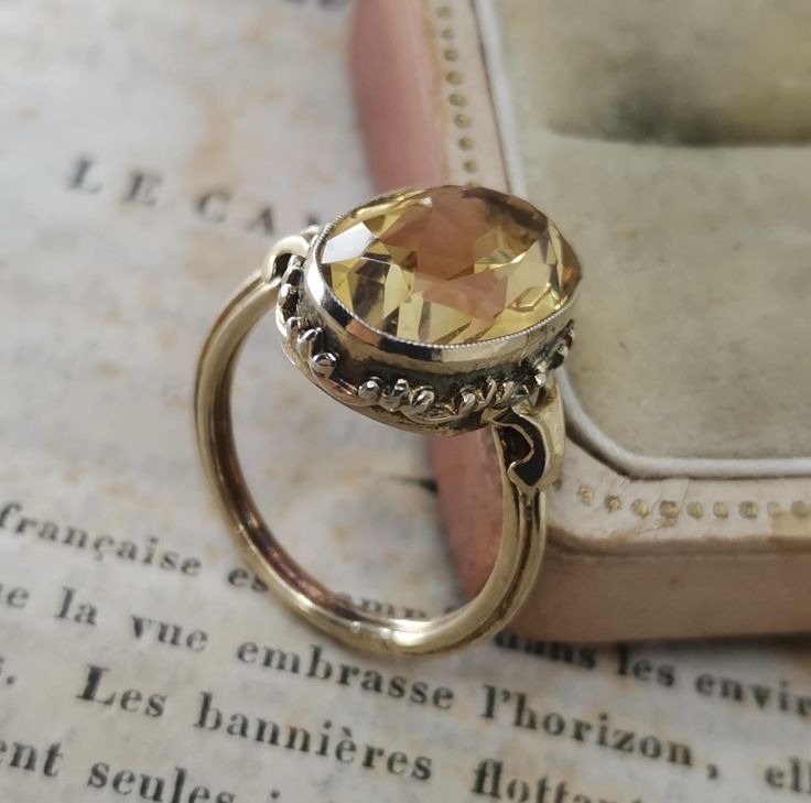 Beautiful 1950s vintage silver citrine ring, US Size 6 3/4, in good vintage condition. Box on the photos not included! Diameter: approx. 17 mm (0.7 inch) Material: 925 silver (gold plated), citrine total weight: 3.9 g US Size: approx. 6 3/4 (EU size 54) A stunning religious shop well worth a visit ... https://etsy.me/2NNNK4g Vintage 14k Stamped Sapphire Ring For Formal Occasions, Antique 14k Stamped Emerald Ring, Antique Yellow Gold Emerald Ring, Antique Emerald Ring In Yellow Gold, Antique Oval Engraved Ring With Rose Cut Diamonds, Antique Signet Ring With 17 Jewels For Anniversary, Victorian Oval Engraved Ring With Rose Cut Diamonds, Victorian Engraved Ring With Rose Cut Diamonds, Antique 14k Gold Amethyst Ring