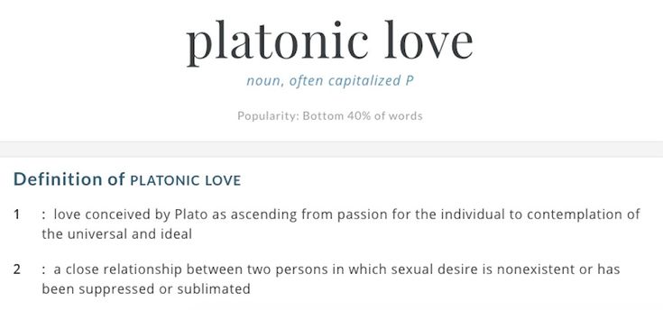 a website page with the word plateonic love written in black and white on it