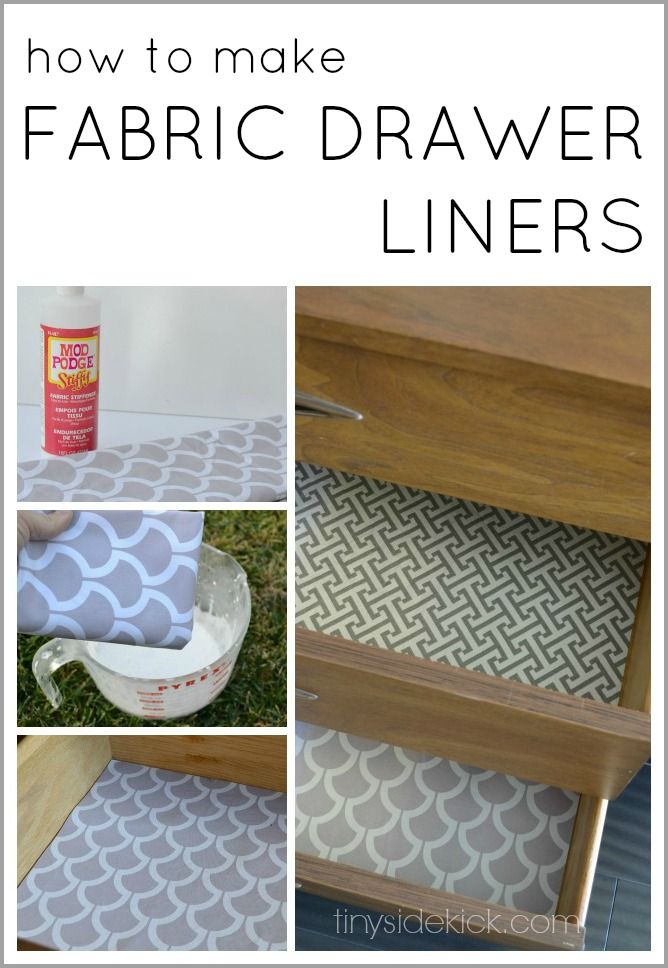 how to make fabric drawer liners with the help of an upholstered drawer