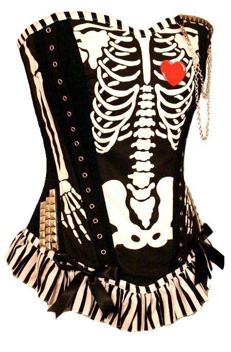 Skeleton Corset Rib Cage, Ribcage Corset, Skeleton Corset, Punk Corset, Black Steampunk, Corset Black, Steampunk Corset, Corset Tops, Gothic Corset