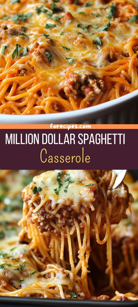 a casserole dish with meat and cheese is being lifted from the casserole pan