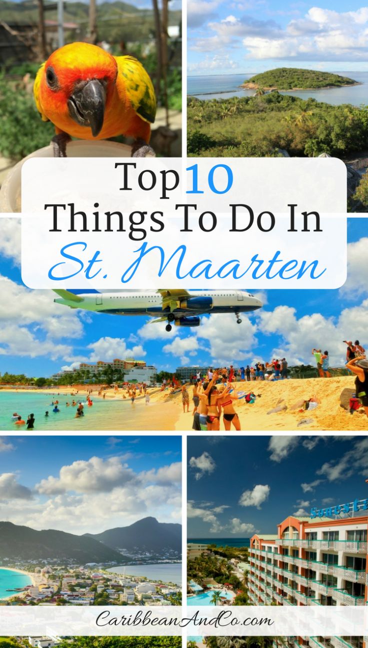 the top 10 tourist attractions in st maarten