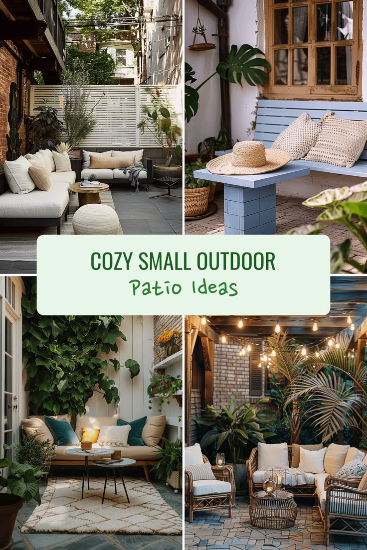 small outdoor patio decorating ideas