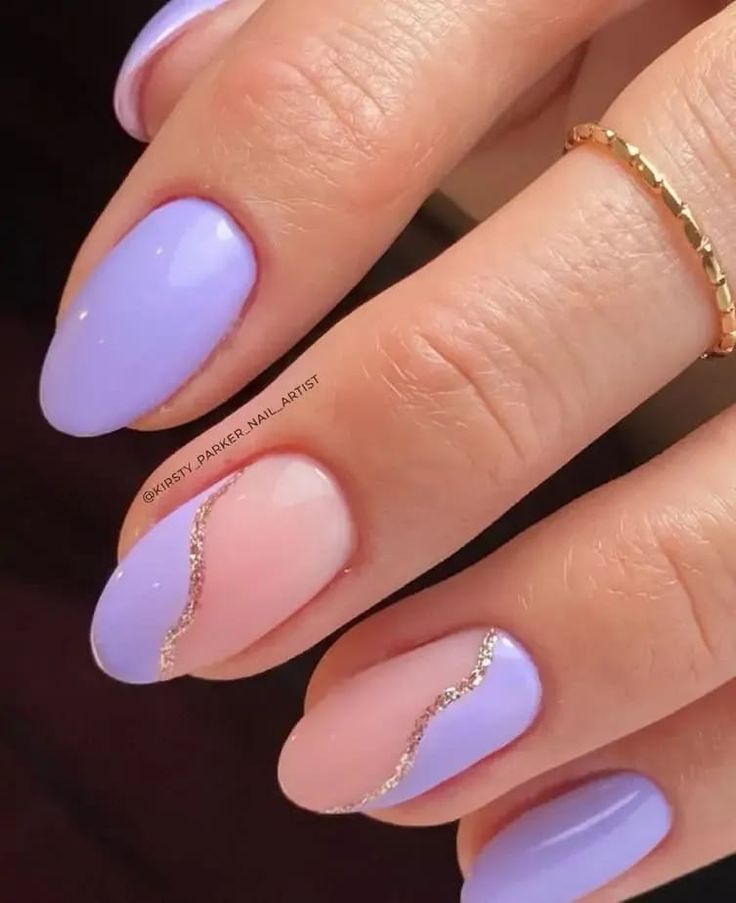 Purple nails ideas with long or short acrylic in light | dark shades. Simple cute aesthetic for summer with extra sparkle. Summer Nail Ideas Almond, Lilac Nails Design, Light Purple Nails, Hoco Nails, Kutek Disney, Lilac Nails, Purple Acrylic Nails, Purple Nail Designs, Lavender Nails