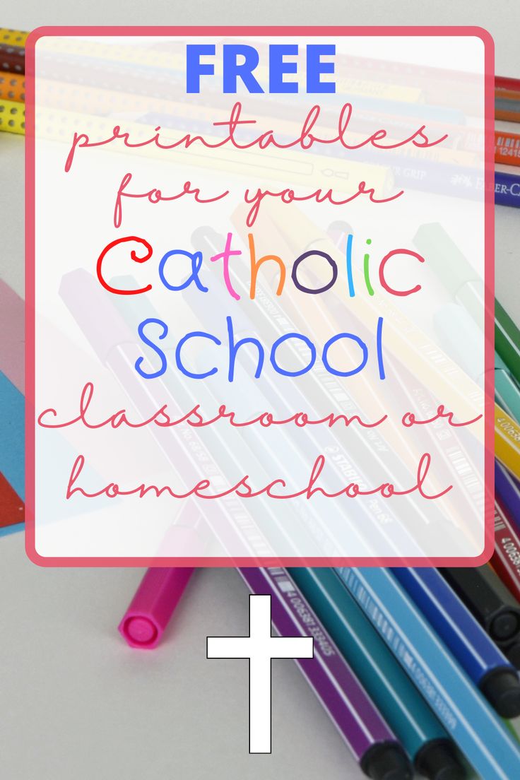 free printables for your catholic classroom or homeschool