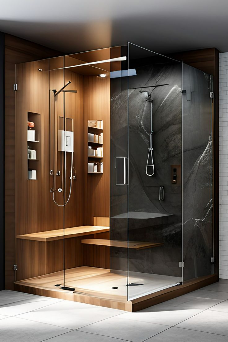 How Often Should You Use A Steam Room? Steam Bath Design, Home Steam Room, Master Toilet, Steam Spa, Steam Bath, Steam Shower, Bathroom Spa, Steam Showers, Glass Bathroom