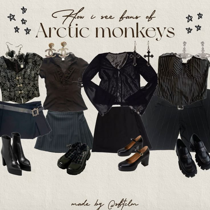 Outfit Ideaa, Monkey Style, Rock Star Outfit, Concert Outfit Summer, Downtown Outfits, Alternative Outfits, Arctic Monkeys, Lookbook Outfits, Dream Clothes