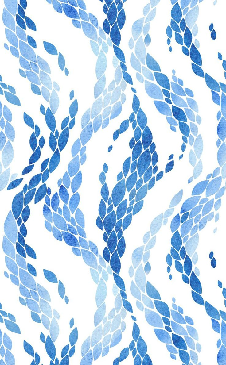 an abstract blue and white background with wavy lines