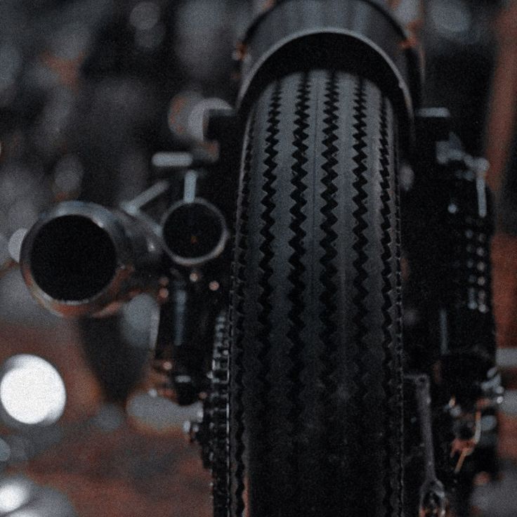 a close up view of the front end of a motorcycle