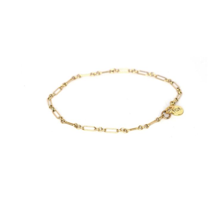 gold filled chain dainty + delicate 7 inch length made in USA Elegant Oval Link Brass Chain Bracelet, Adjustable Delicate Chain 14k Gold-filled Bracelet, 14k Gold-filled Adjustable Delicate Chain Bracelet, Dainty Link Bracelets With Adjustable Chain, Dainty Link Bracelet With Adjustable Chain, Dainty 14k Gold Filled Adjustable Chain Bracelet, Minimalist 14k Gold Filled Paperclip Chain Jewelry, Dainty Adjustable 14k Gold Paperclip Bracelet, Minimalist Gold Chain Necklace With Adjustable Chain