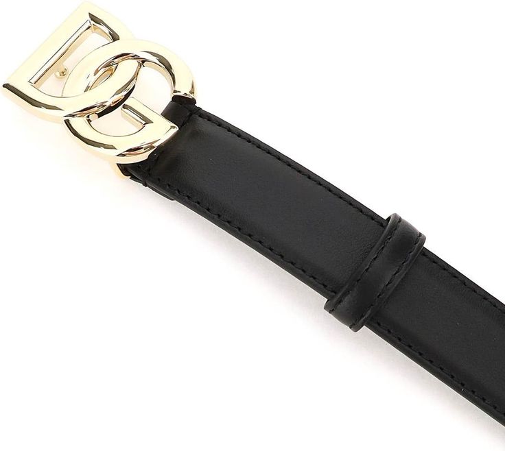 Step up your style game with this sleek and polished leather belt from DOLCE & GABBANA. The golden metal DG pin buckle adds a touch of luxury to any outfit, making it the perfect accessory for any fashion-forward individual. Smooth leather material Golden metal DG pin buckle Available in multiple sizes Leather Belt Crafts, The Little Black Dress, Outfit Making, Belt Size, Black Belt, Designer Sunglasses, Leather Material, The Golden, Step Up