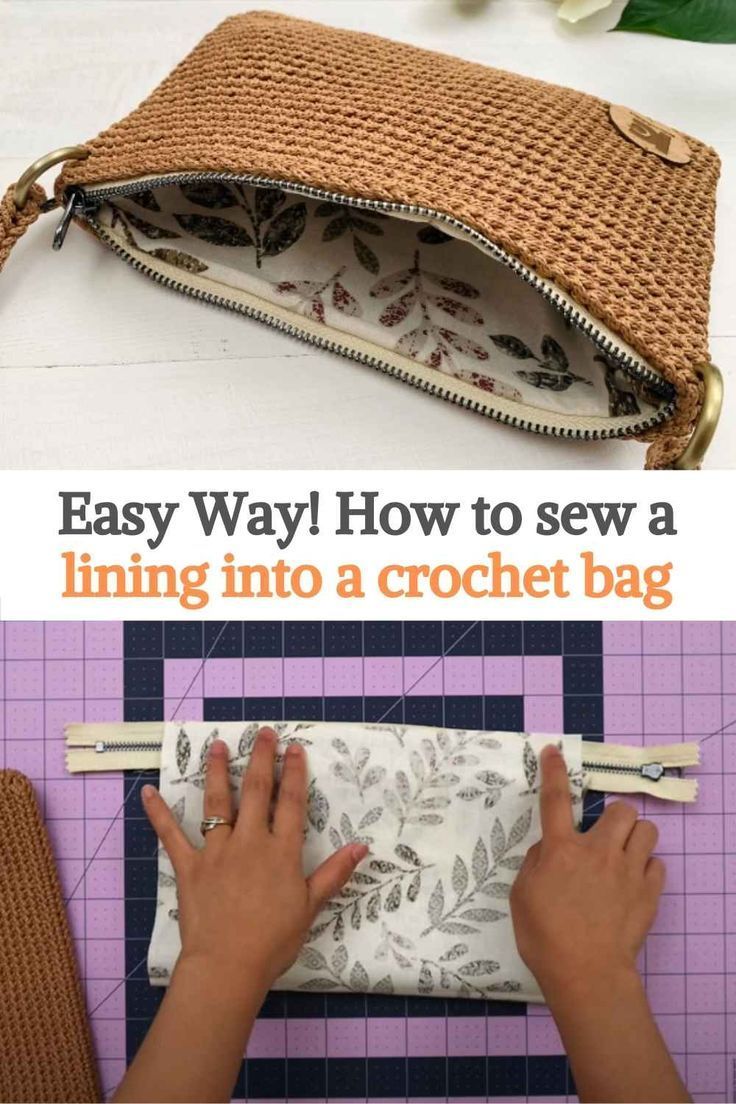 the instructions for how to sew a purse