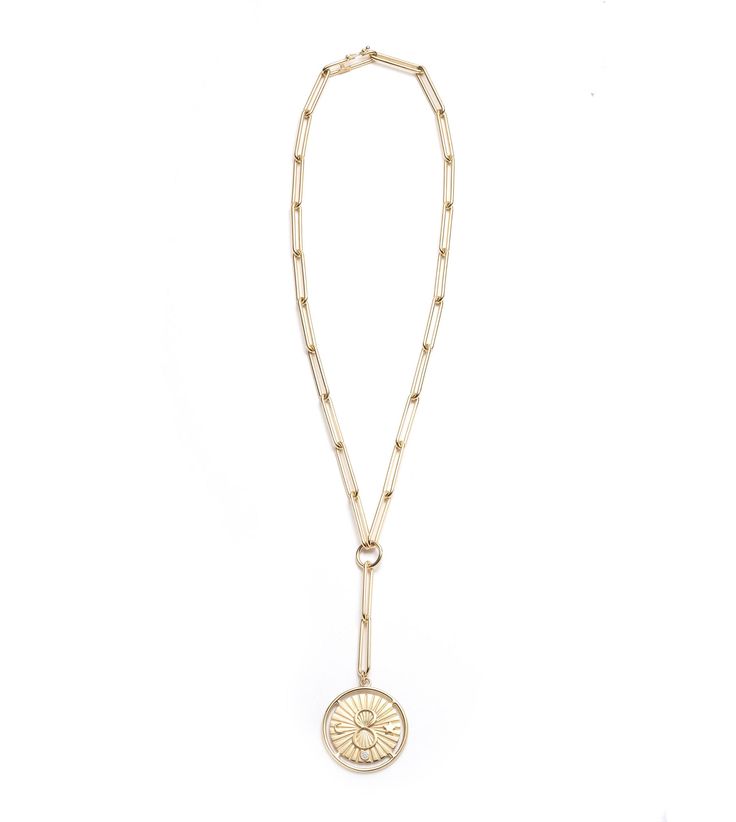 Description Handcrafted in 18-karat Yellow Gold, this 16" Extended Clip Extension Chain Necklace symbolizes Karma. Every day, every moment, we make choices. We have a choice regarding what kind of energy we want to put out there in the world. The number 8 represents the continual returning energy. On its side, the 8 stands for infinity. The Crescent moon was chosen for its Latin root word, crescere, to grow. Reminding us that every day is a new day to grow inwardly by seeking truth and enlighten Everyday Yellow Gold Amulet Necklace, Spiritual Yellow Gold Coin Necklace With Adjustable Chain, Amulet Medallion Necklace With Adjustable Chain, 14k Gold Medallion Necklace With Cable Chain, Yellow Gold Medallion Necklace With Adjustable Chain For Everyday, Yellow Gold Medallion Necklace With Paperclip Chain, Everyday Yellow Gold Medallion Necklace With Adjustable Chain, Adjustable Medallion Amulet Necklace, Yellow Gold Amulet Pendant Necklace