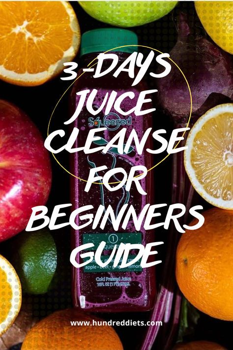 three days juice cleanse for beginners guide