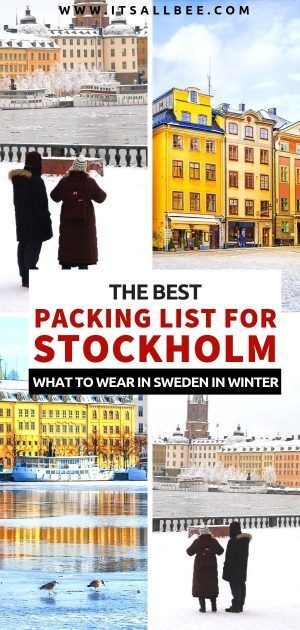 the best packing list for stockholm what to wear in sweden in winter