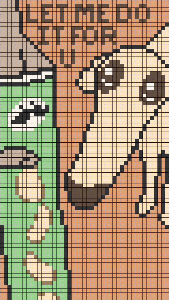 a cross - stitch pattern of a cow with a cowboy hat