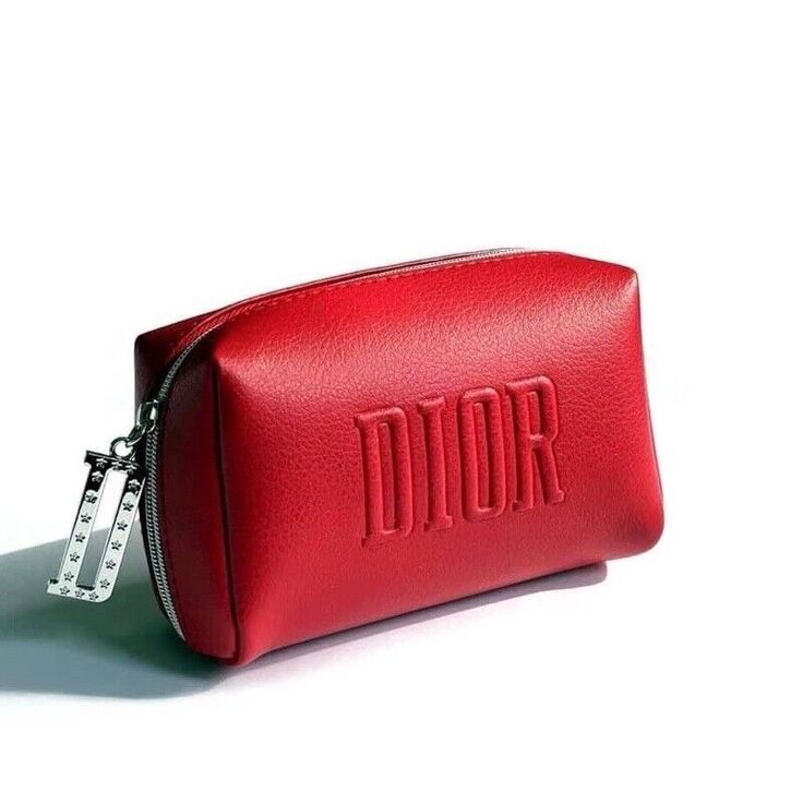 Red Cosmetic Bag With Removable Pouch As Gift, Red Pouch As Gift, Red Pouch As A Gift, Modern Red Bags With Zipper Pouch, Gift-ready Red Cosmetic Bag With Removable Pouch, Red Rectangular Cosmetic Bag Gift, Red Rectangular Case Bag For Everyday Use, Trendy Red Pouch Cosmetic Bag, Trendy Rectangular Cosmetic Bag Gift