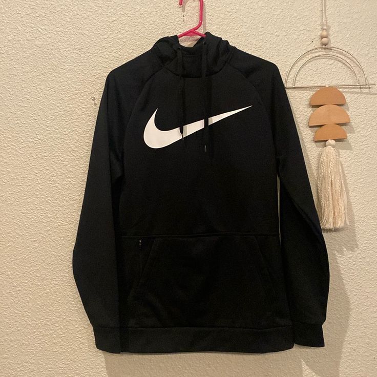 Black Nike Hoodie, Mens Small. This Would Fit A Longer Torso Well. Nike Black Hooded Top, Nike Black Hoodie Top, Nike Black Hoodie For Fall, Nike Black Hoodie Sweatshirt, Nike Black Hoodie For Winter, Nike Black Sweatshirt For Sports, Nike Black Hooded Hoodie, Nike Black Sweatshirt With Drawstring Hood, Black Nike Hooded Hoodie