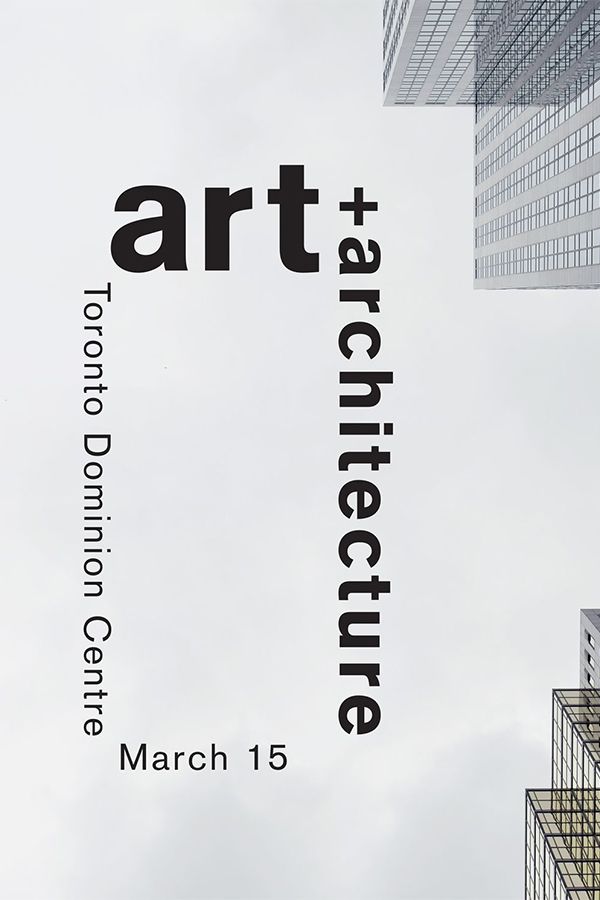 an advertisement for the art and architecture conference