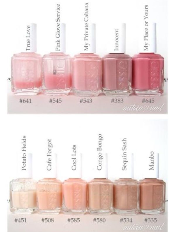 Elegant Nail Polish Colors, Essie Shop Till I Drop Polish, Essie Nude Colors, Essie Aesthetic, Pink Nails Essie, Essie Nude Nail Polish, Pink Essie Nail Polish, Nail Colors Essie, Essie Pink Nail Polish