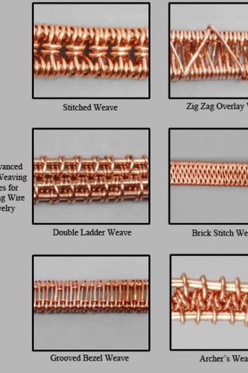 the different types of copper wire that are used to make bracelets and necklaces